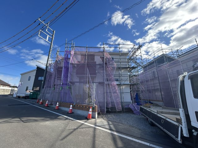 新築　前橋市富士見町時沢第3　2号棟の外観|現地写真　2026年1月完成予定！類似物件のご内覧等、お気軽にお問合せください♪　							
