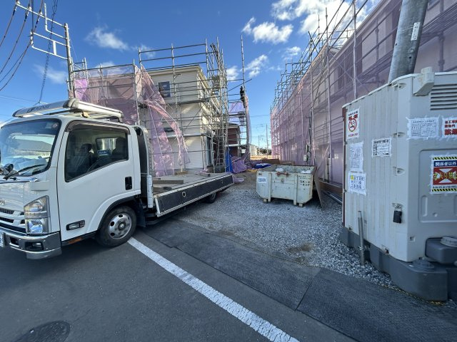 新築　前橋市富士見町時沢第3　2号棟の駐車場|現地写真　駐車スペースは4台分可能です！

