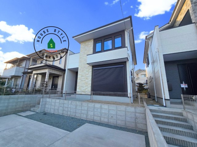 熊本市東区御領3丁目第1-3棟（3号棟）　の外観|デザイン性のある外観です。