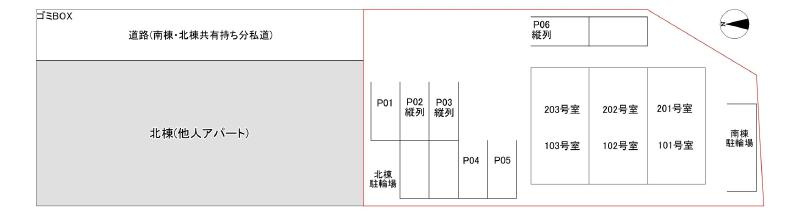 セレノアの区画図