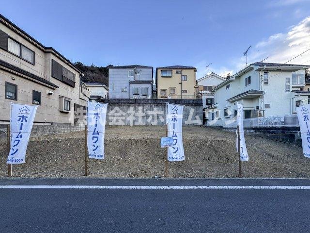 あきる野市牛沼　土地の前面道路含む現地写真|前面道路含む現地写真です