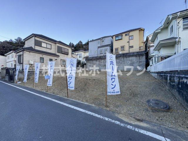 あきる野市牛沼　土地の前面道路含む現地写真|前面道路含む現地写真です