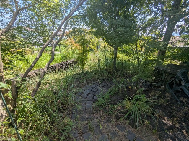 中古戸建　秋間みのりが丘の庭|たまにはお庭で休日を過ごしてみるのもよいかもしれません