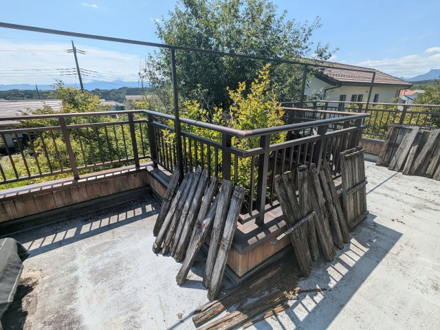 中古戸建　秋間みのりが丘のバルコニー|陽当たり良好なバルコニーです