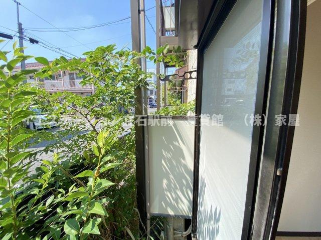 小岩モールハイツのバルコニー