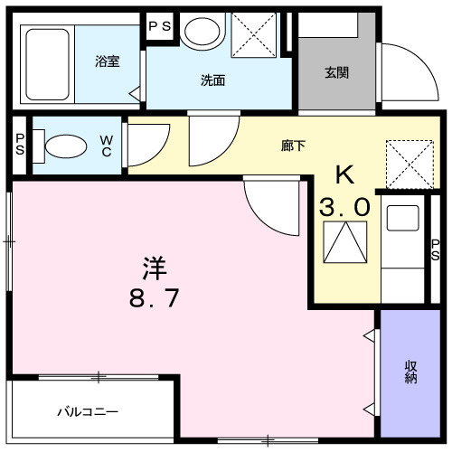 プラシード湘南台の間取り|間取図