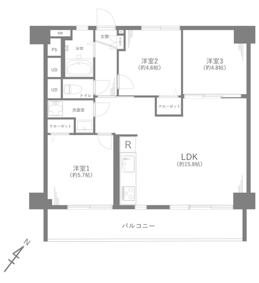 【間取り】 | 日生行徳マンション