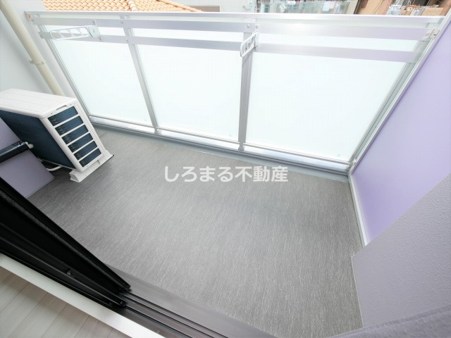 ジアコスモ江戸堀パークフロントのバルコニー