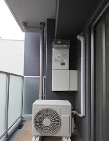 コンフォリア心斎橋EASTのバルコニー