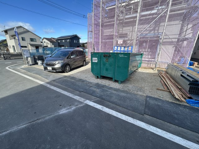 新築　前橋市富士見町時沢第3　9号棟の駐車場|現地写真　駐車スペースは4台分可能です！
