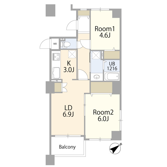 【間取り】 | ロイヤルシティ松戸八柱