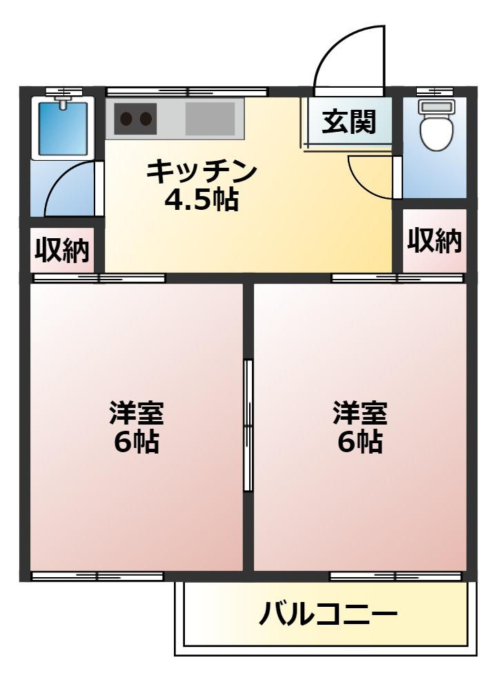 清楚系、隠れてます。の間取り