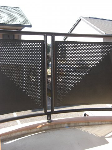 プランタン小桑原のバルコニー