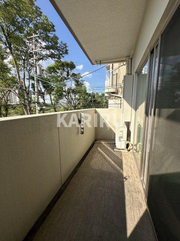 プライム大阪城北のバルコニー