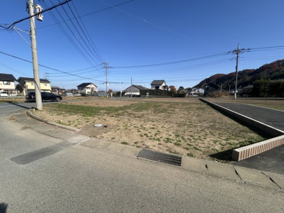 【前面道路含む現地写真】 | 富岡市上高瀬分譲地区画② | 前面道路含む現地写真です