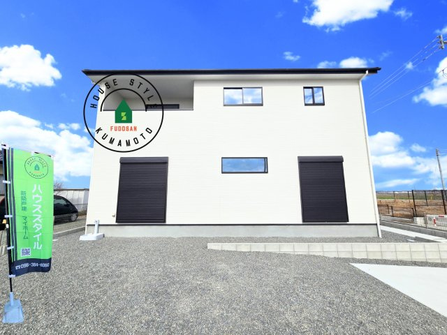 熊本市南区城南町碇第3-2棟（2号棟）　の外観|デザイン性のある外観です。