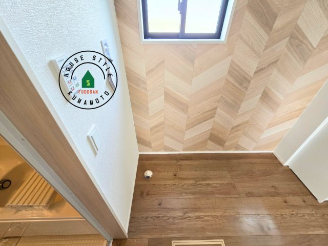 熊本市南区城南町碇第3-2棟（2号棟）　の内観：施工例|ランドリースペースとなります。広々して有効的にご使用できます。 