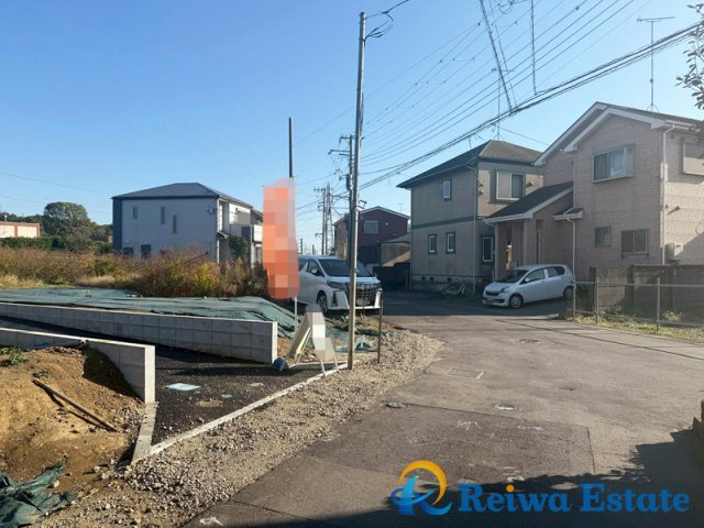 新築戸建　高座郡寒川町一之宮4丁目の前面道路含む現地写真|周辺は戸建てを中心とした閑静な住宅街で子育て世帯にオススメ☆彡