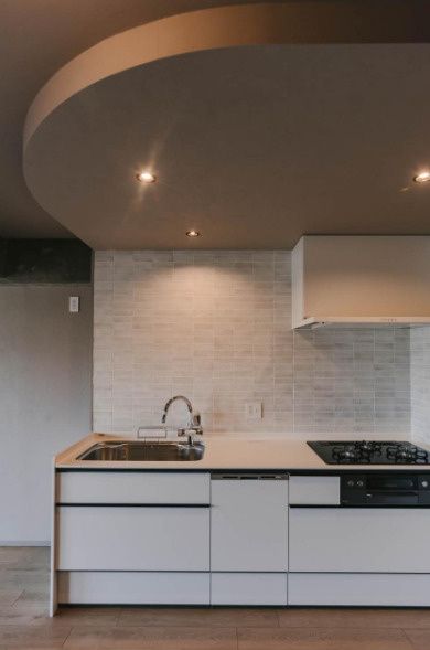 京都上京ハウス 3号棟のキッチン