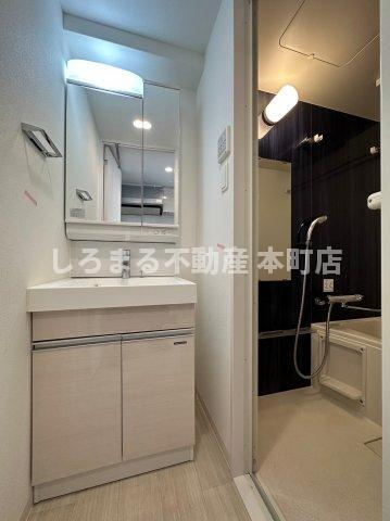 ファーストステージ江戸堀パークサイドの洗面所