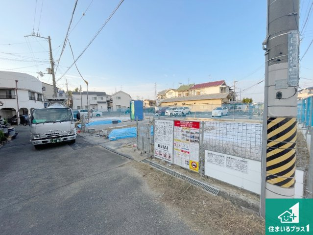 羽曳野市南恵我之荘　第1期　新築一戸建ての外観|現在建築中！落ち着いた街並みで新生活を始めることが出来そう！周辺の物件も併せてご紹介させて頂きます！