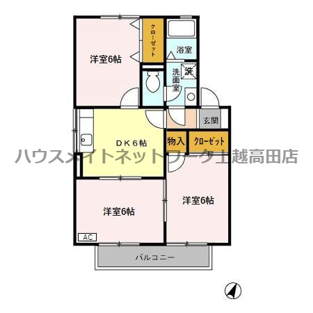 フォーシーズン Ａの間取り|間取図