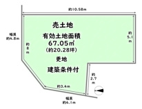右京区梅津林口町　建築条件付の画像