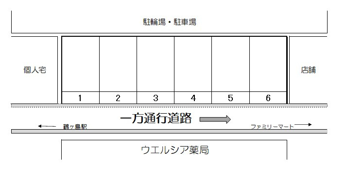 吉澤駐車場の区画図