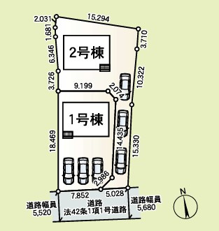 【区画図】 | Cradle garden神川町新里第4　新築住宅