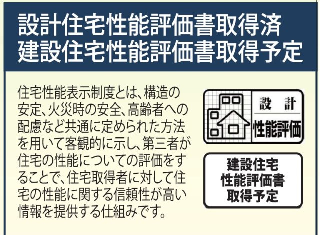 西宮市浜町新築戸建　2号棟の構造・工法・仕様