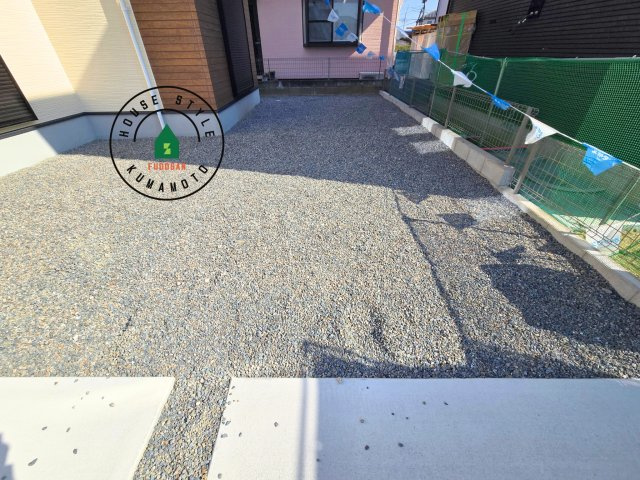 熊本市南区御幸西3丁目第1-１棟（3号棟）　の庭|お庭で自由な時間を過ごせます。