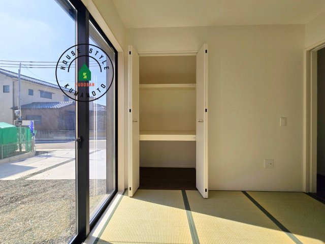 熊本市南区御幸西3丁目第1-１棟（3号棟）　の内観：施工例|収納には困りません。