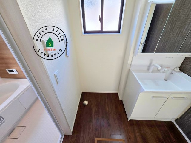 熊本市南区御幸西3丁目第1-１棟（3号棟）　の内観：施工例|ランドリースペースとなります。広々して有効的にご使用できます。 