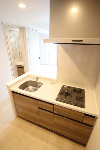 大阪市都島区片町１丁目の賃貸マンションのキッチン