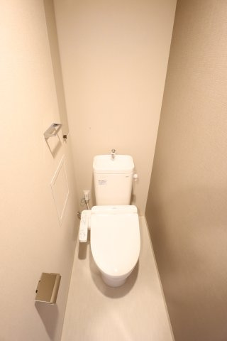 大阪市都島区片町１丁目の賃貸マンションのトイレ