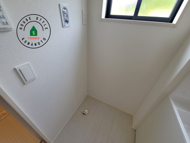 菊池市西寺第4-2棟（3号棟）　の内観：施工例|ランドリースペースとなります。広々して有効的にご使用できます。 
