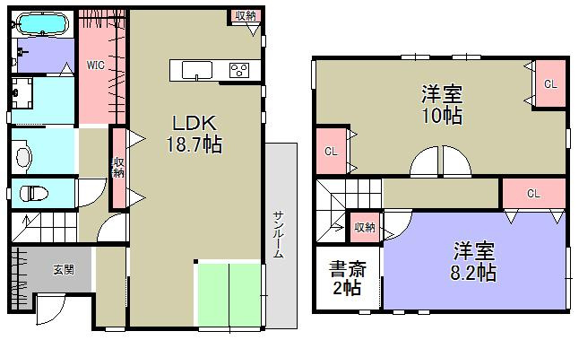 私市6丁目　中古一戸建ての間取り|間取り図はいかがですか？ご希望を叶える間取りですか？リビングの広さは？水回りの位置は？カウンターキッチン？など色々な情報が集約されています。弊社ではリフォームなどのご相談も承っております。