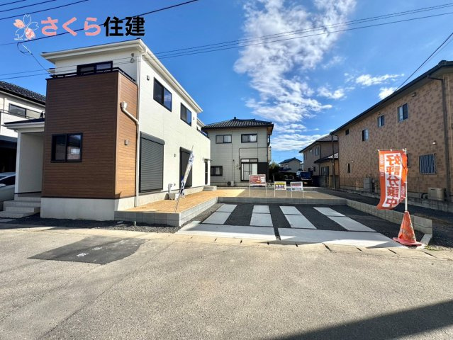 いろどりアイタウン栃木市藤岡町藤岡22-P6　１棟の区画図|土地面積：183㎡（55.35坪）