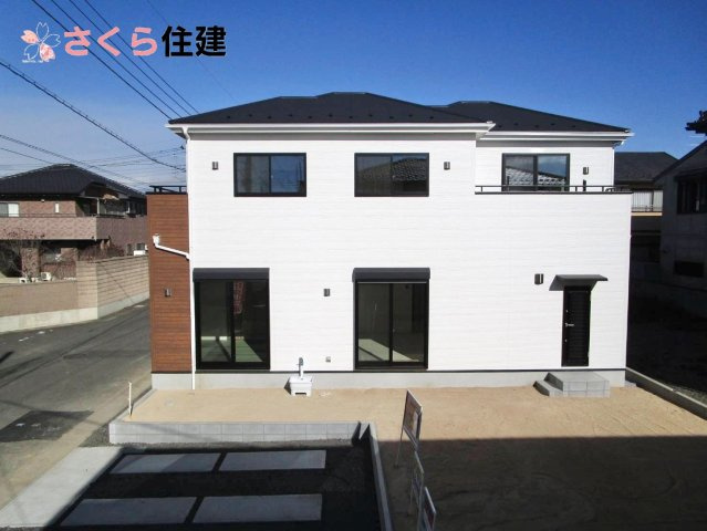 いろどりアイタウン栃木市藤岡町藤岡22-P6　１棟の前面道路含む現地写真|市道幅約6ｍ！カースペース２～３台可能です！
車通りが少ないので慌てることなくラクラク駐車できます♪