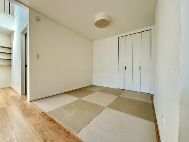 野田市桜の里　中古売戸建の和室|リビングとつながっています