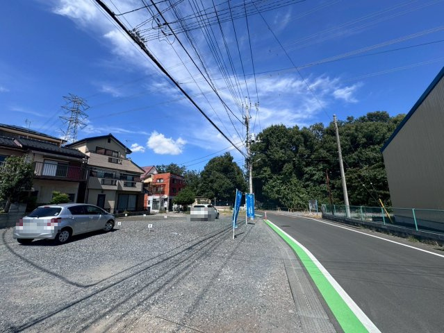 土地 ふじみ野市亀久保の前面道路含む現地写真|お好きなハウスメーカーで建築可能