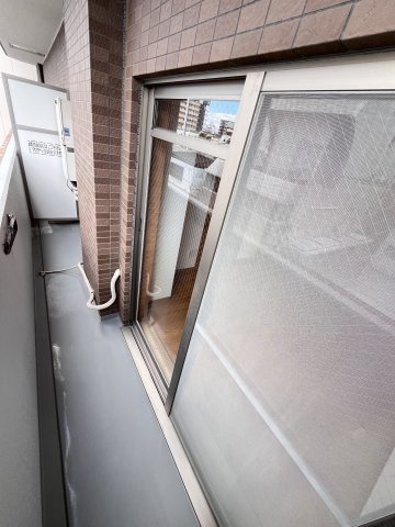 大阪市都島区都島本通２丁目の賃貸マンションのバルコニー