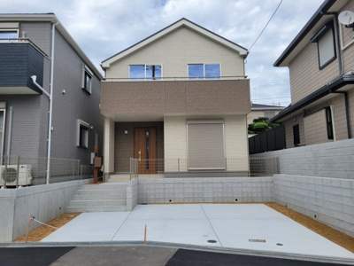 【外観】 | 鈴蘭台南町６丁目　新築戸建 | 完成致しましたので、即ご案内可能です。