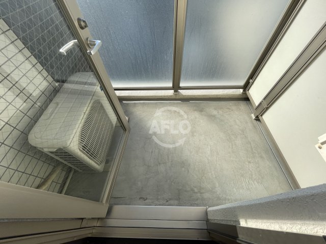 ルクレ西長堀のバルコニー|ルクレ西長堀　バルコニー