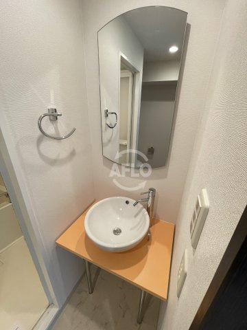 ルクレ西長堀の独立洗面台|ルクレ西長堀　洗面台