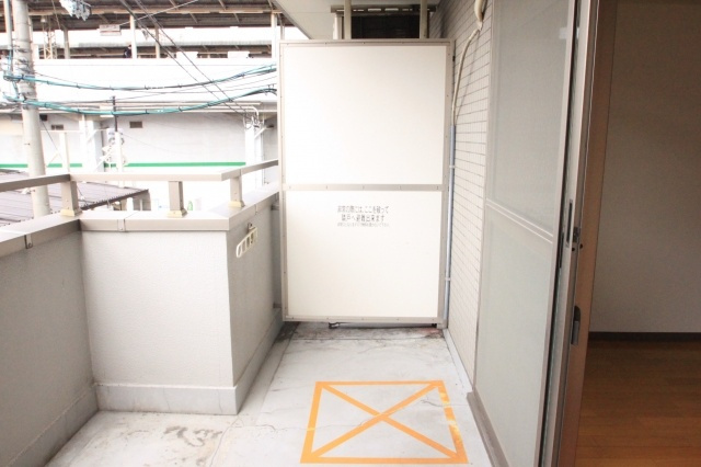 ルミエール八戸ノ里のバルコニー