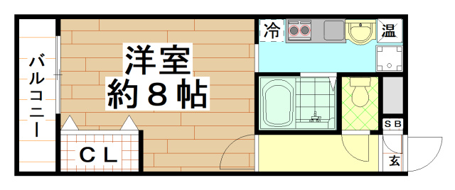 ルミエール八戸ノ里の間取り