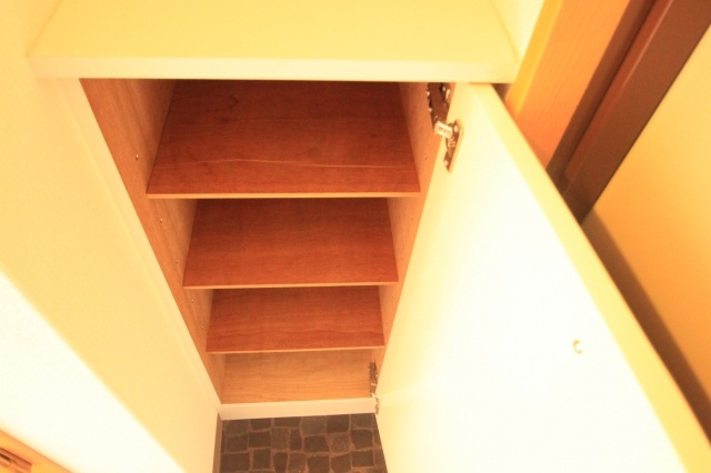 ルミエール八戸ノ里の玄関