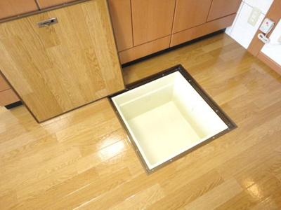 【キッチン】 | ハッピーヴィラ神野々 | 床下収納