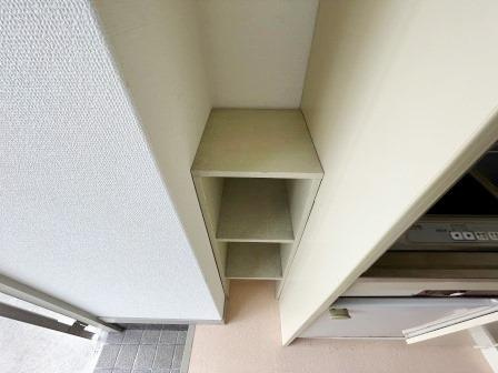 コーポサントーレアの収納|専用の収納スペースです